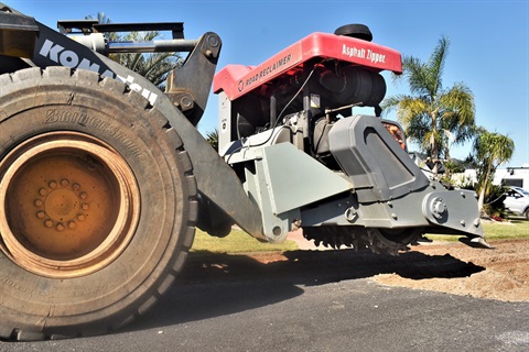 Asphalt Zipper Road Reclaimer